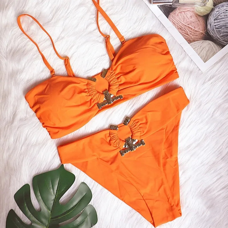 Classic Vintage Bathing Suit with a Flattering Fit