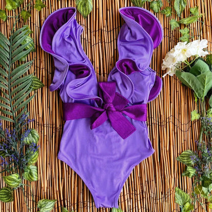 Vintage Inspired Bathing Suit with a Contemporary Edge