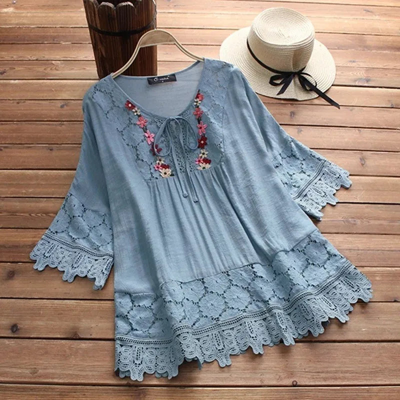A Vintage Style Shirt with Delicate Timeless Details
