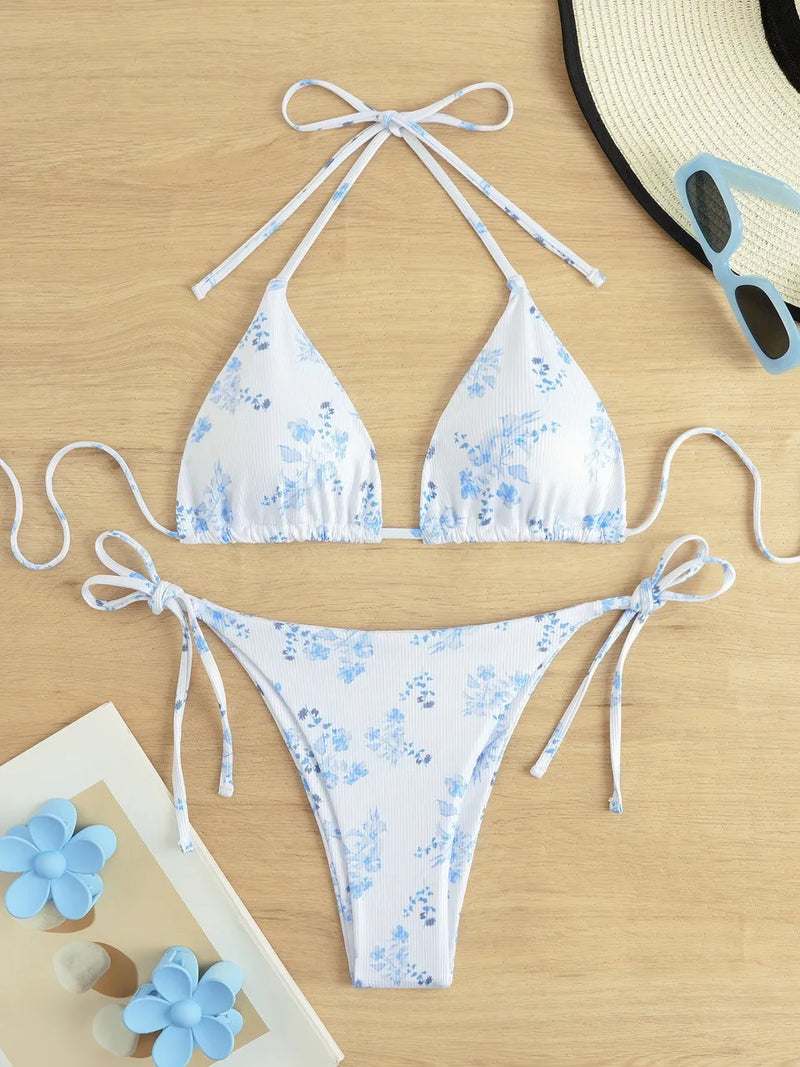 Subtly Elegant Bikini with a Refined Vintage Look