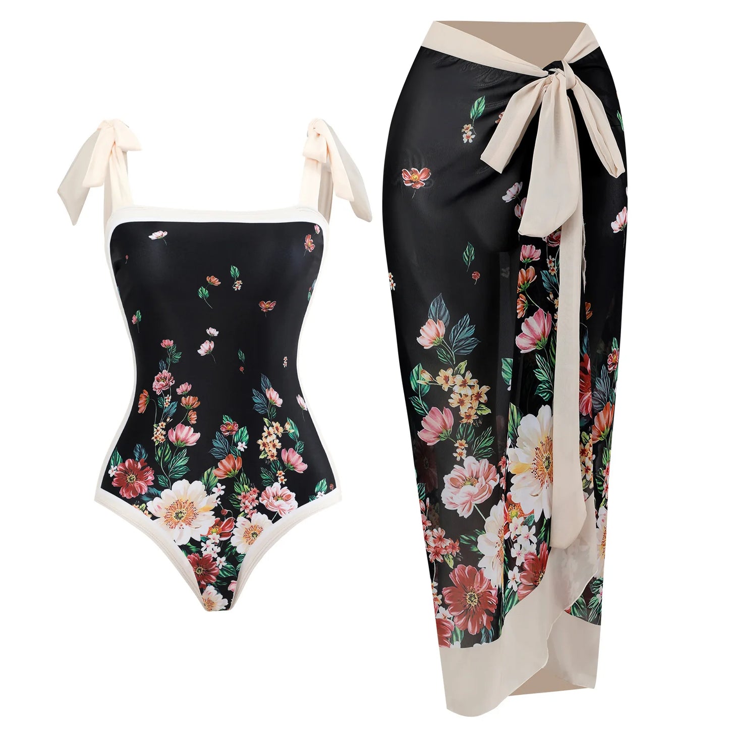 Casually Elegant Swimsuit with a Refined Edge