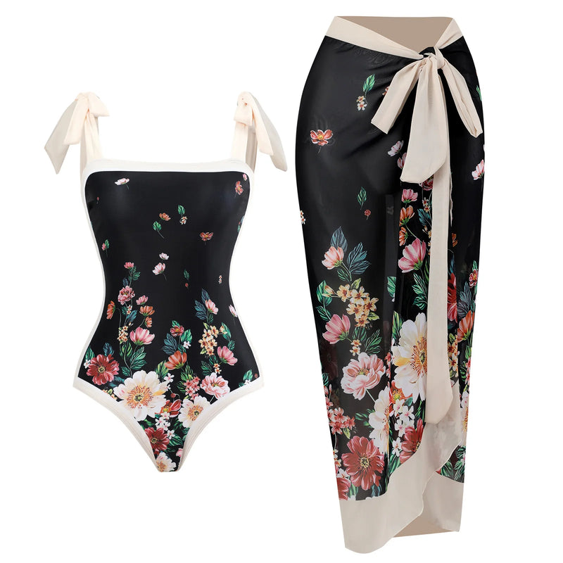 Casually Elegant Swimsuit with a Refined Edge