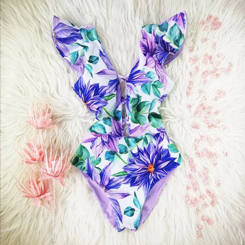 Finely Styled Bathing Suit with a Classic Vintage Look