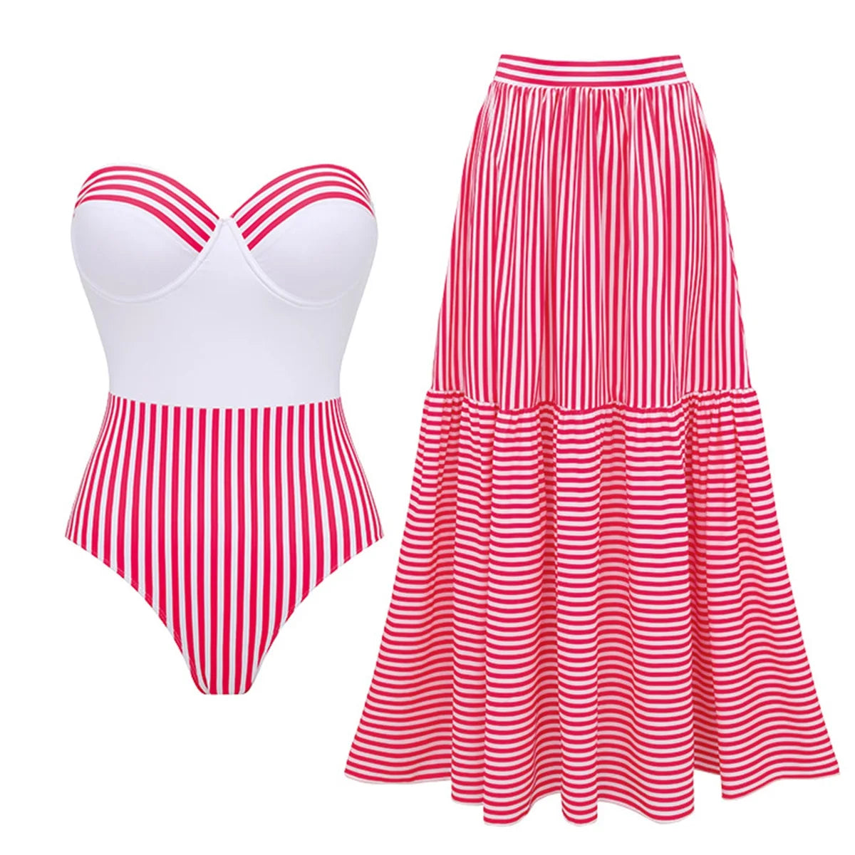 Classic Vintage Bathing Suit with a Flattering Fit