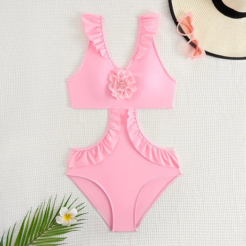 Subtly Elegant Swimsuit with a Refined Vintage Look