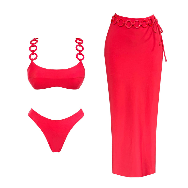 Classic Vintage Bikini with a Flattering Fit