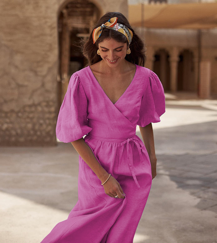 LD en elegante winterjurk