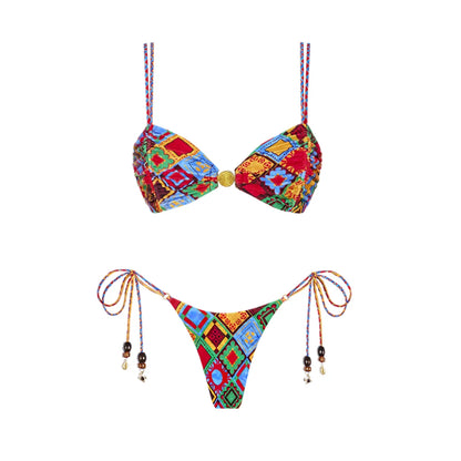 Subtly Elegant Bathing Suit with a Refined Vintage Look