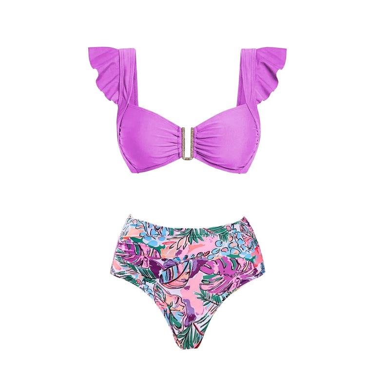 Classic Vintage Bikini with a Flattering Fit