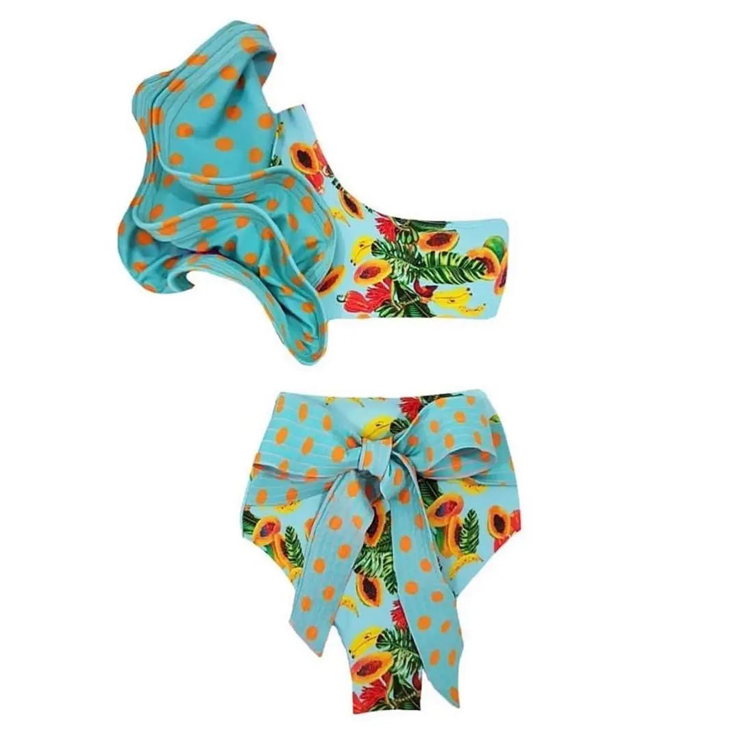 Vintage Inspired Bathing Suit with a Contemporary Edge