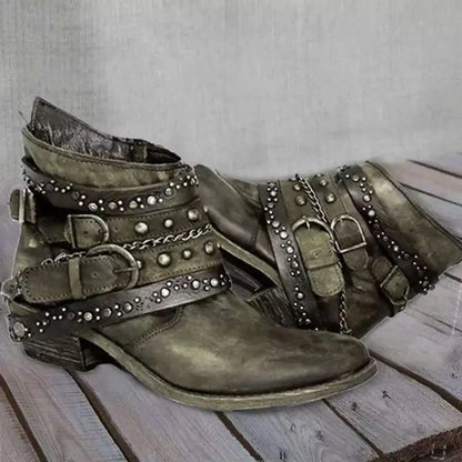 Vintage Inspired Orthopedic Boots