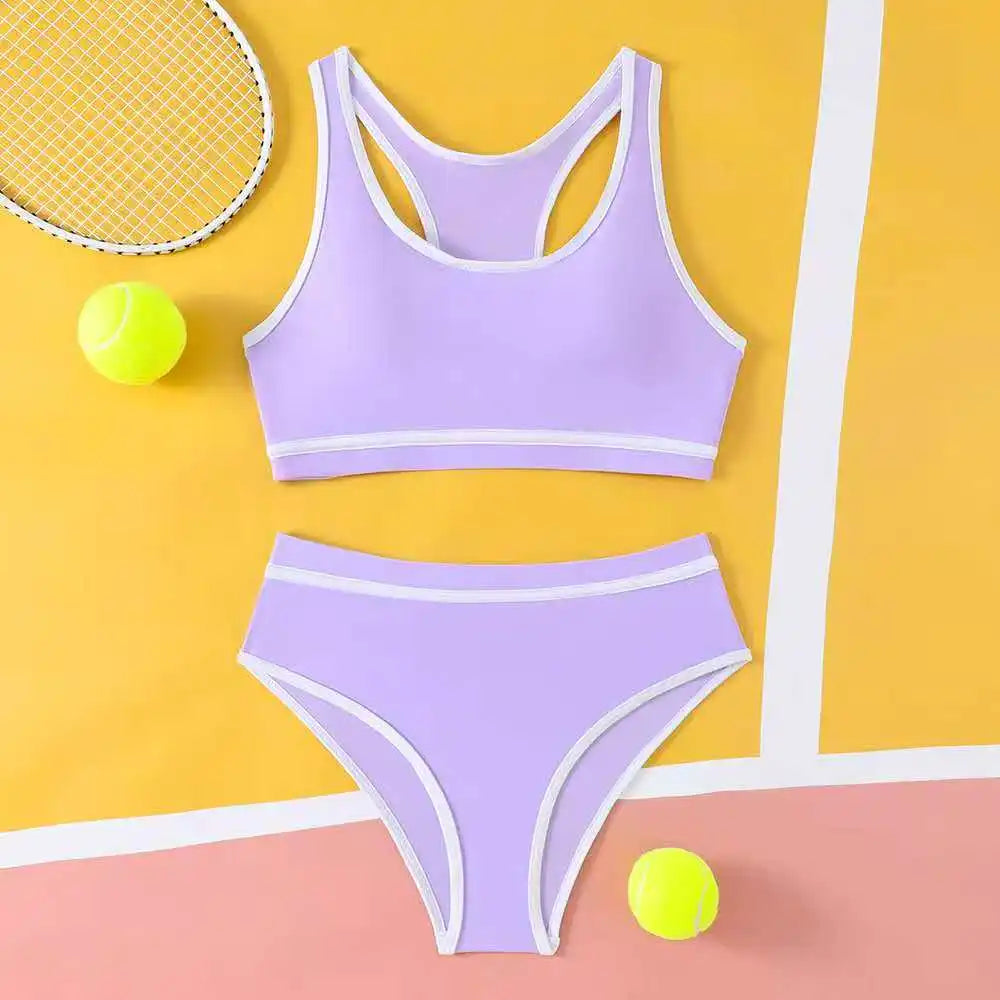 Subtly Elegant Bikini with a Refined Vintage Look