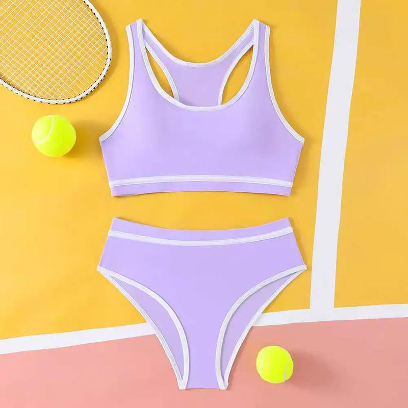Subtly Elegant Bikini with a Refined Vintage Look
