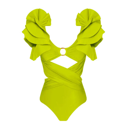 Effortlessly Elegant Bathing Suit with a Timeless Design