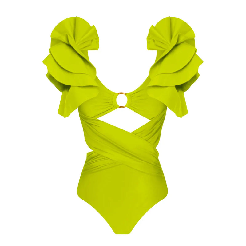 Effortlessly Elegant Bathing Suit with a Timeless Design