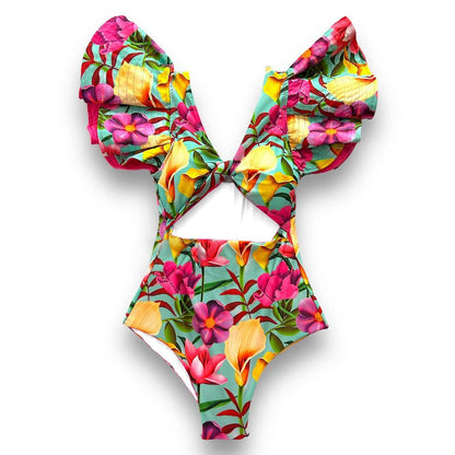 Vintage Inspired Bathing Suit with a Contemporary Edge