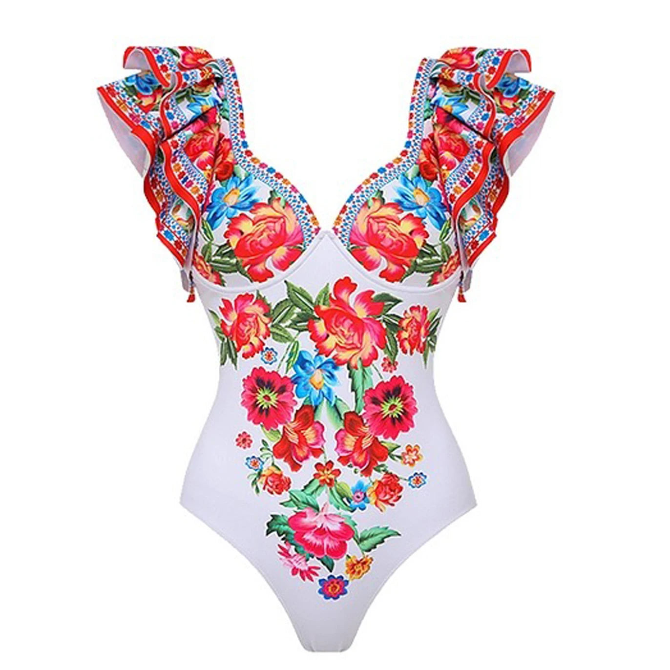 Vintage Inspired Bathing Suit with a Contemporary Edge