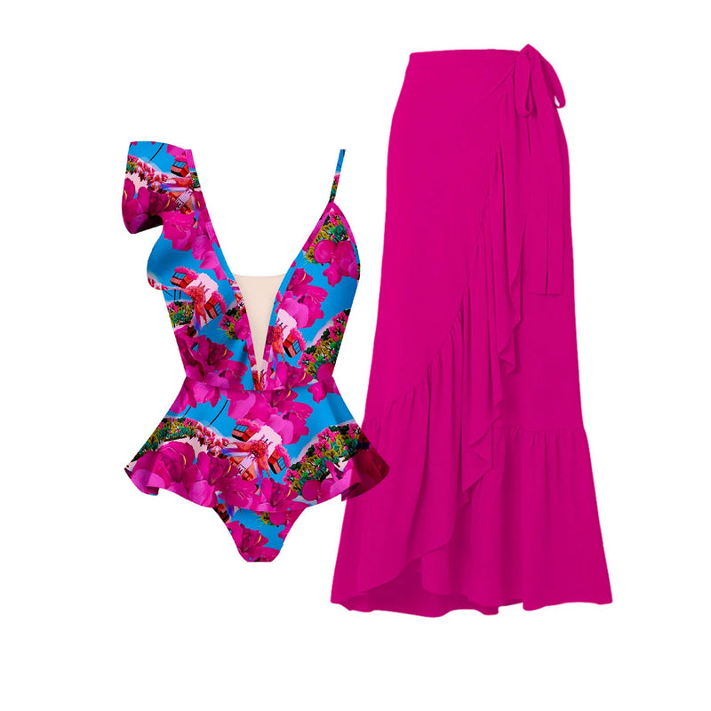 Classic Vintage Swimsuit with a Flattering Fit