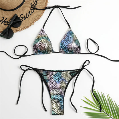 Classic Vintage Bikini with a Flattering Fit