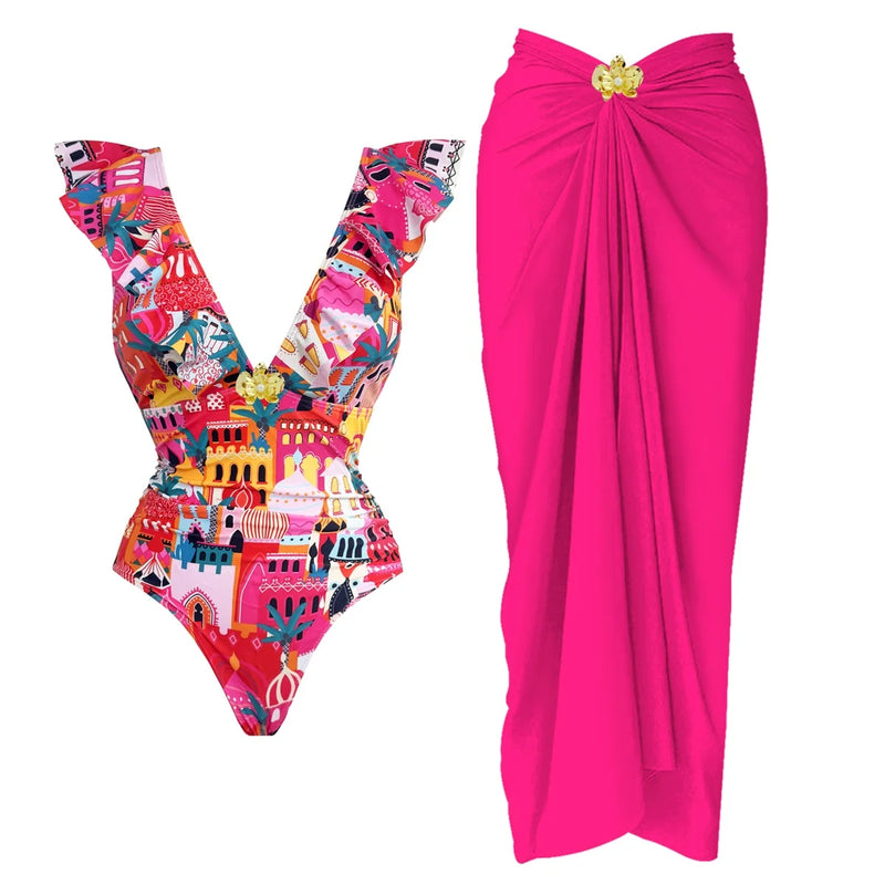 Classic Vintage Bathing Suit with a Flattering Fit