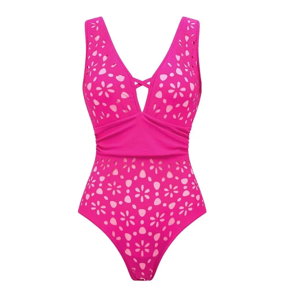 Subtly Elegant Bathing Suit with a Refined Vintage Look