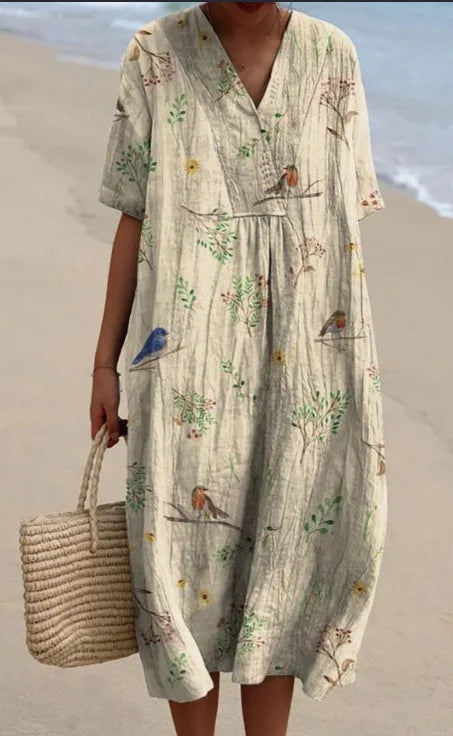 A Vintage Style Dress with Delicate Timeless Details