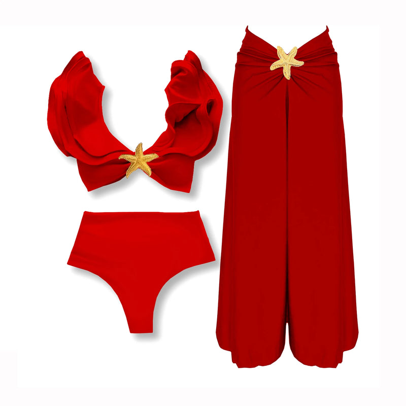 Casually Elegant Bathing Suit with a Refined Edge