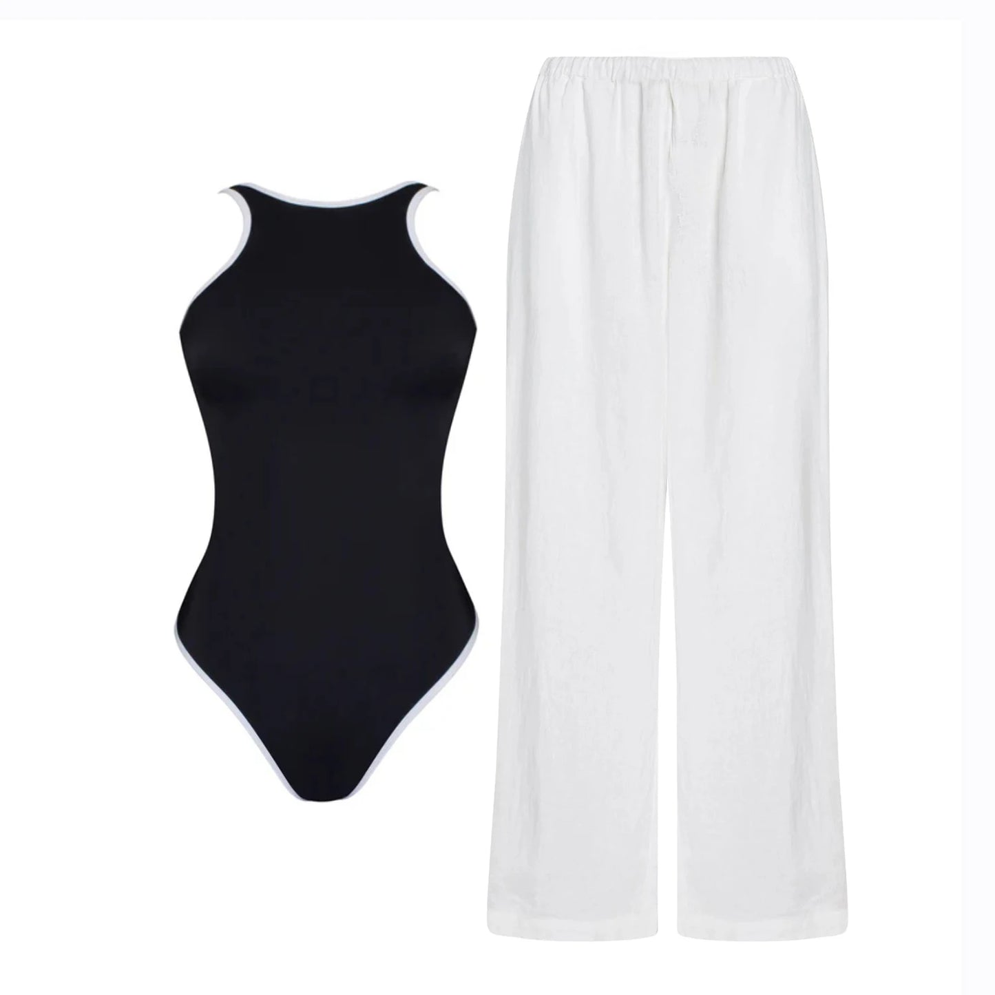 Classic Vintage Swimsuit with a Flattering Fit