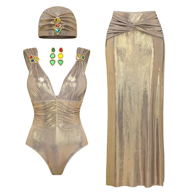 Subtly Elegant Bikini with a Refined Vintage Look