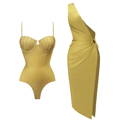 Finely Styled Bathing Suit with a Classic Vintage Look