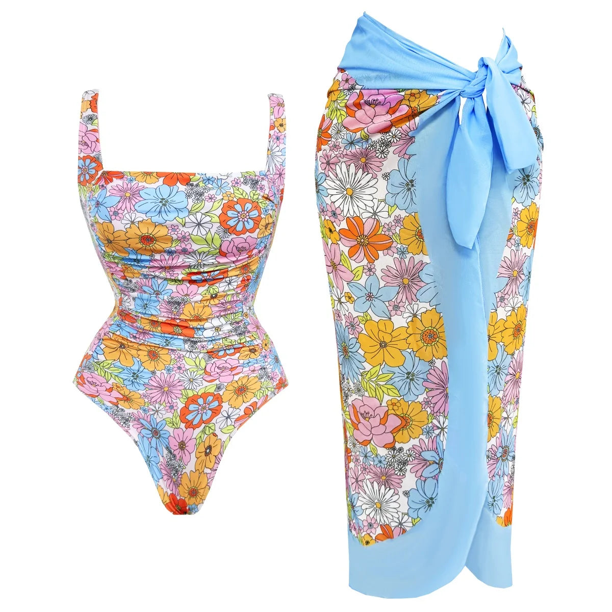 Classic Vintage Bikini with a Flattering Fit