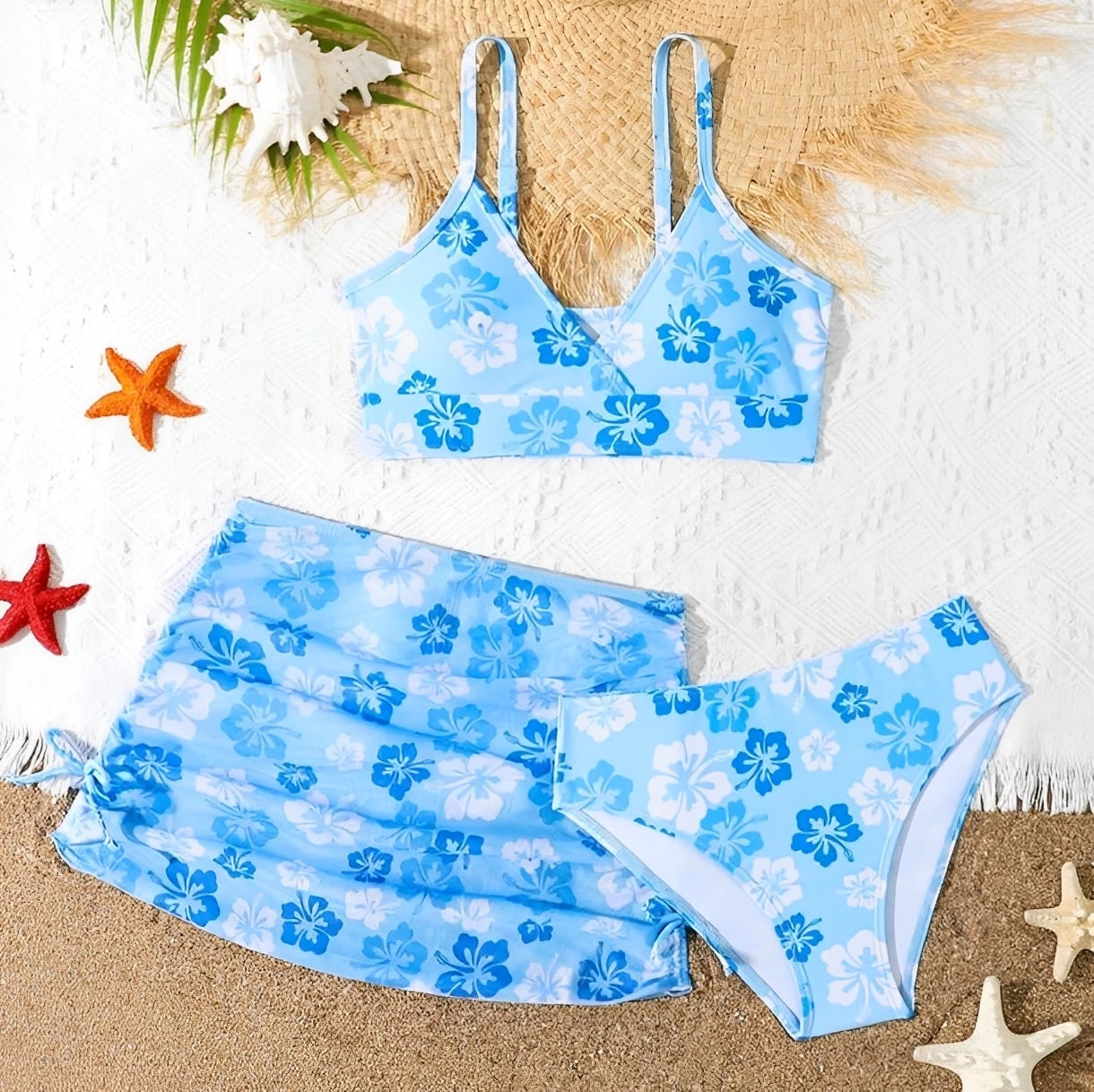 Classic Vintage Bikini with a Flattering Fit