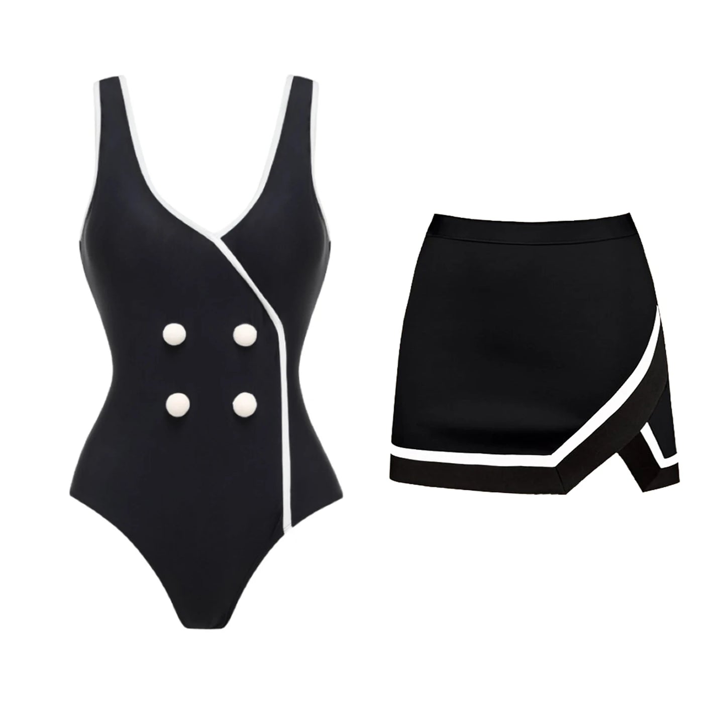 Classic Vintage Bikini with a Flattering Fit