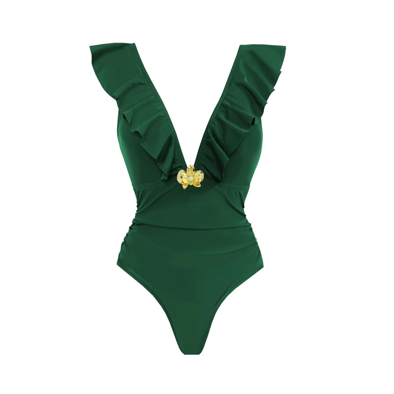 Classic Vintage Bathing Suit with a Flattering Fit