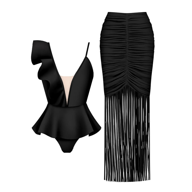 Classic Vintage Swimsuit with a Flattering Fit