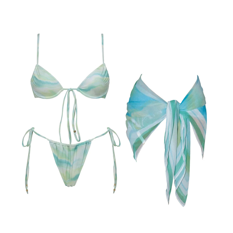 Casually Elegant Bathing Suit with a Refined Edge