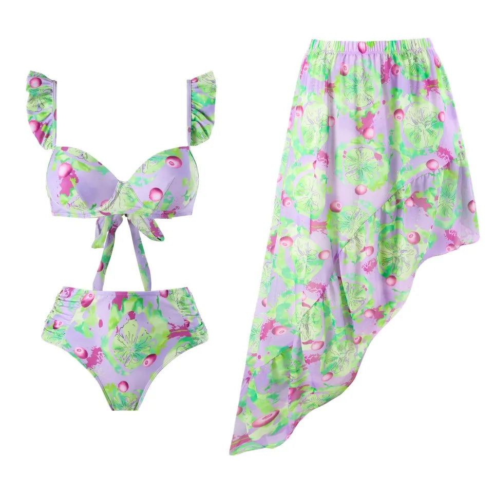 Classic Vintage Bikini with a Flattering Fit