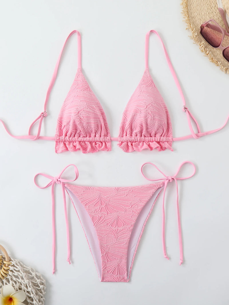 Classic Vintage Bikini with a Flattering Fit