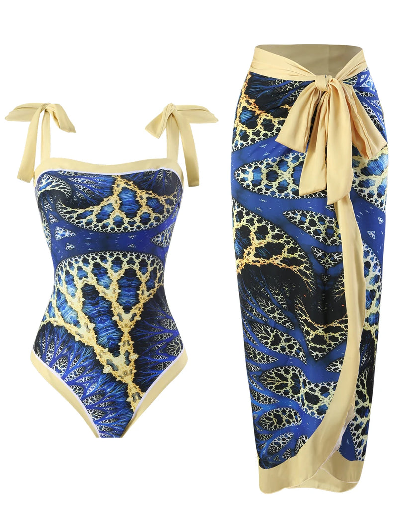 Subtly Elegant Swimsuit with a Refined Vintage Look