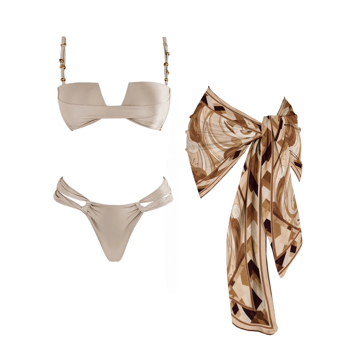 Vintage Inspired Bathing Suit with a Contemporary Edge