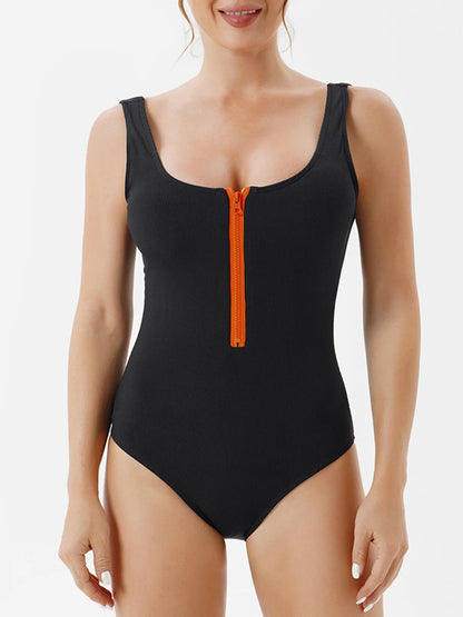 Casually Elegant Swimsuit with a Refined Edge