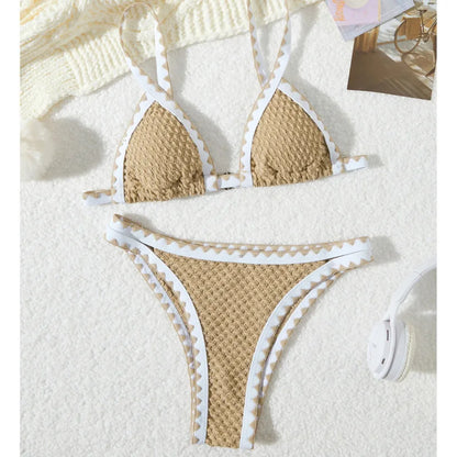 Subtly Elegant Bathing Suit with a Refined Vintage Look