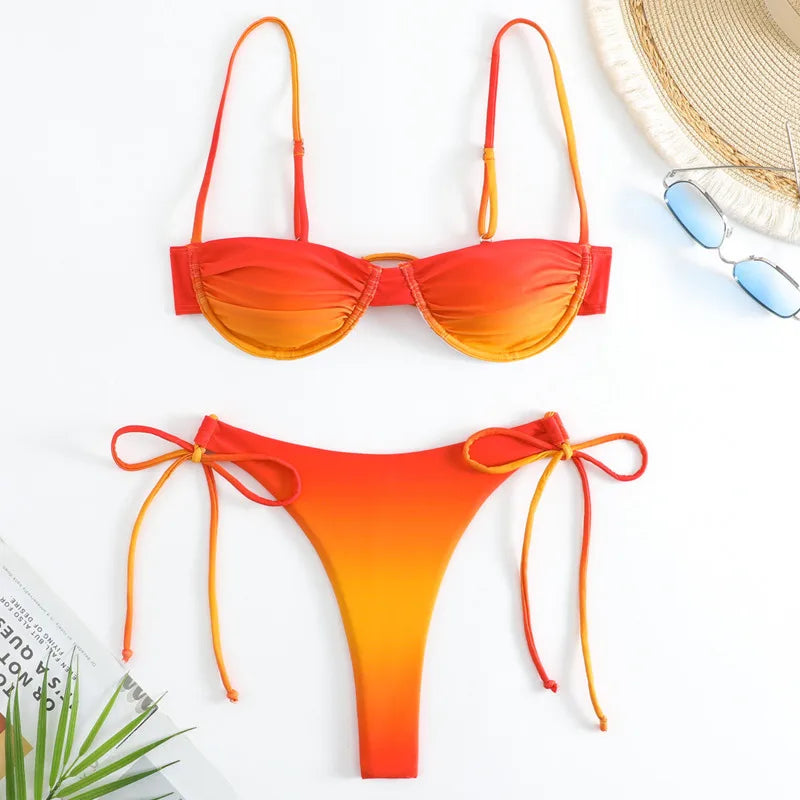 Casually Elegant Bathing Suit with a Refined Edge