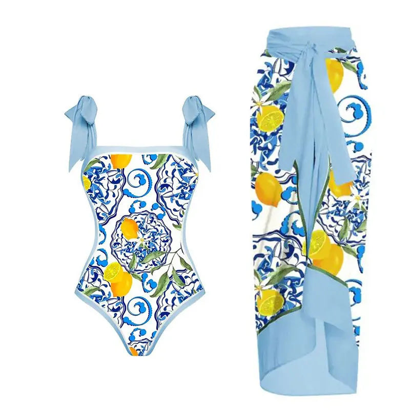 Casually Elegant Swimsuit with a Refined Edge