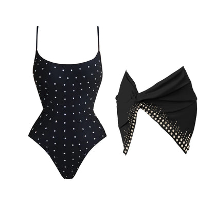 Finely Styled Bathing Suit with a Classic Vintage Look