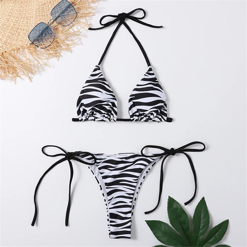 Classic Vintage Bikini with a Flattering Fit
