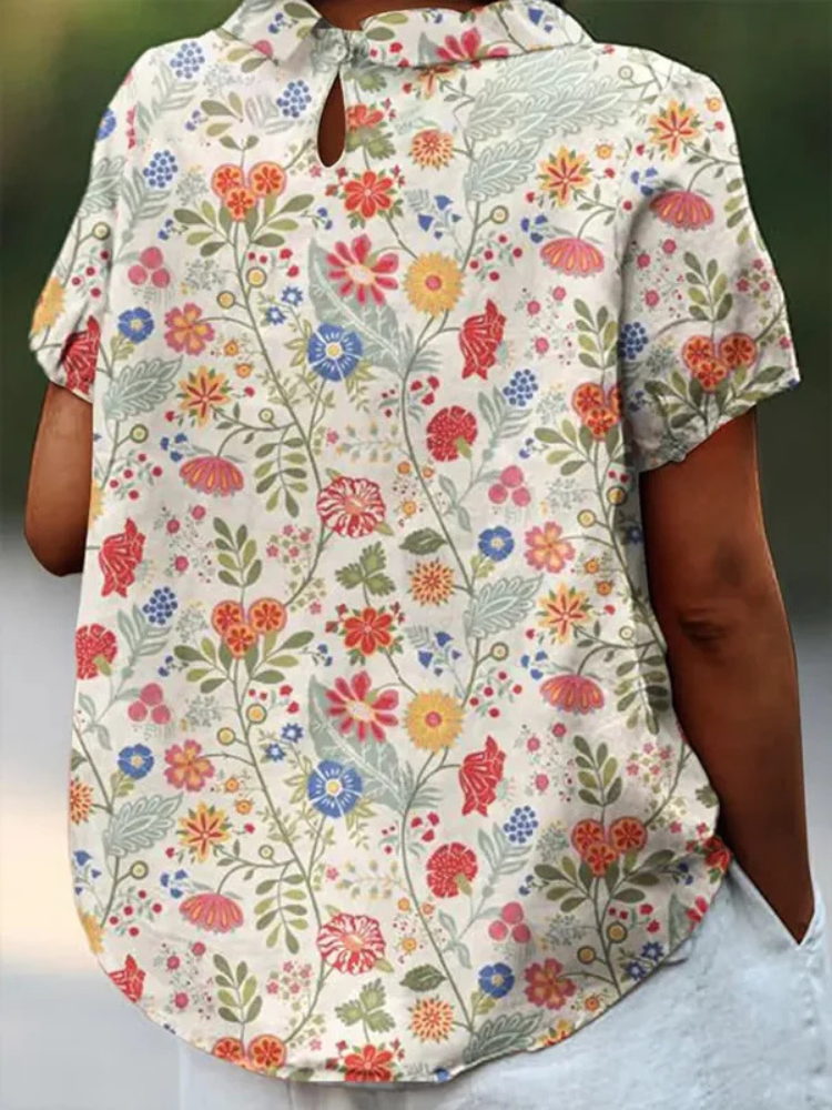 LD | Blouse met bloemenprint voor dames