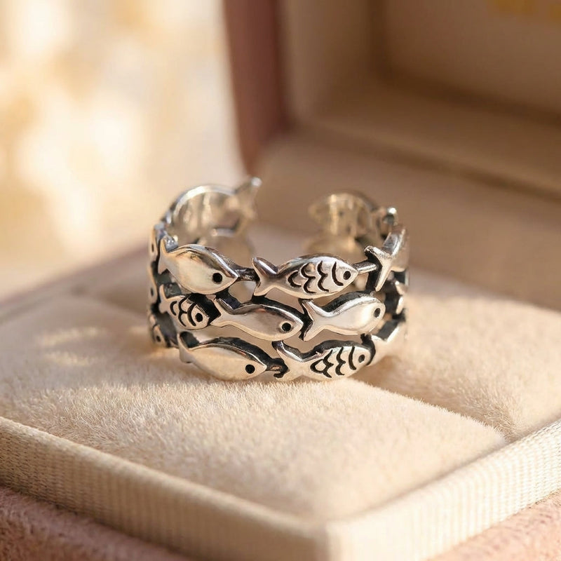 Silver Fish Ring