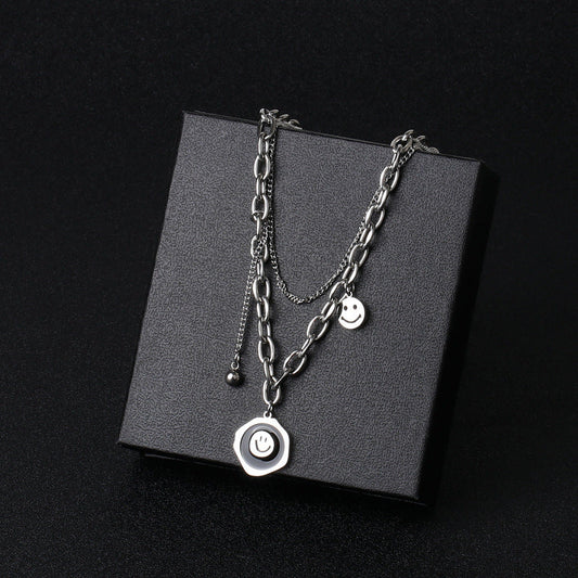 Smiley Charm Necklace