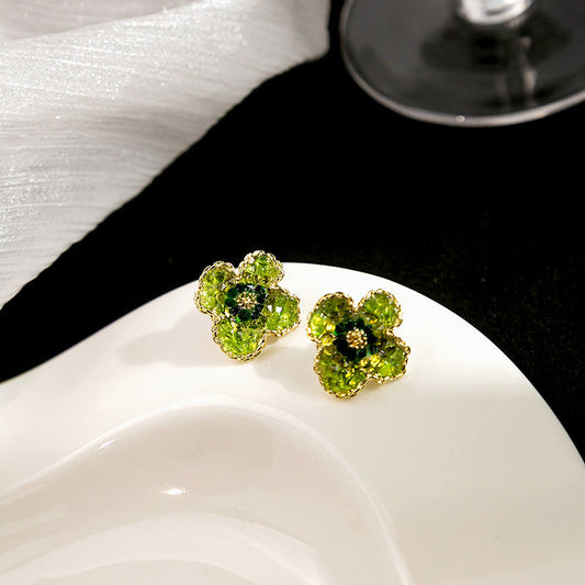 Sparkling Peridot Earrings